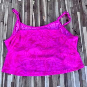 Hurley Vibrant Pink Sheer Women's Top